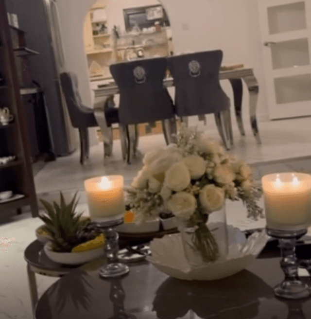 Group selfie after dinner