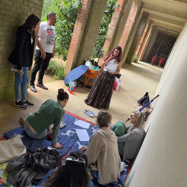 Homemade pizza being shared